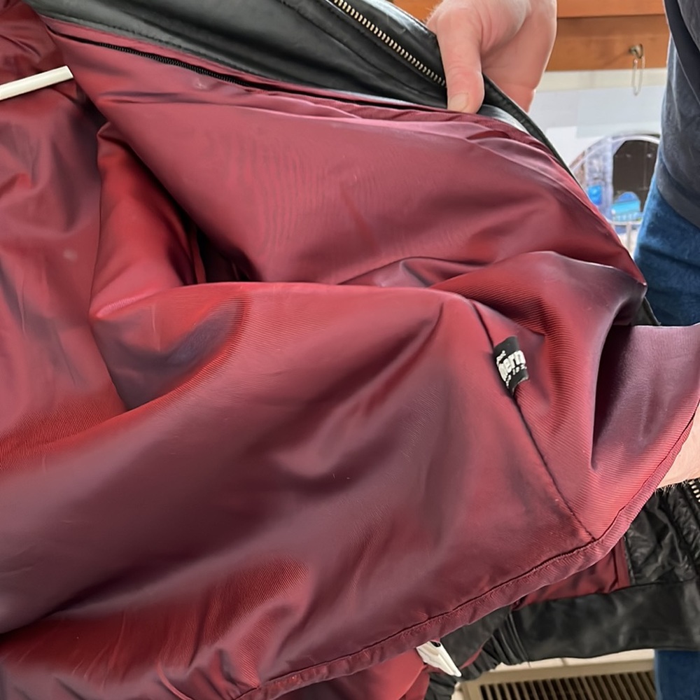 Men’s Nicole Miller Leather Jacket - Picture 9 of 13